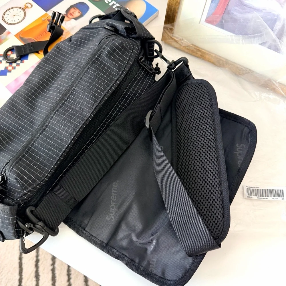 Supreme Mini Duffle Bag Black‎ (SS24)